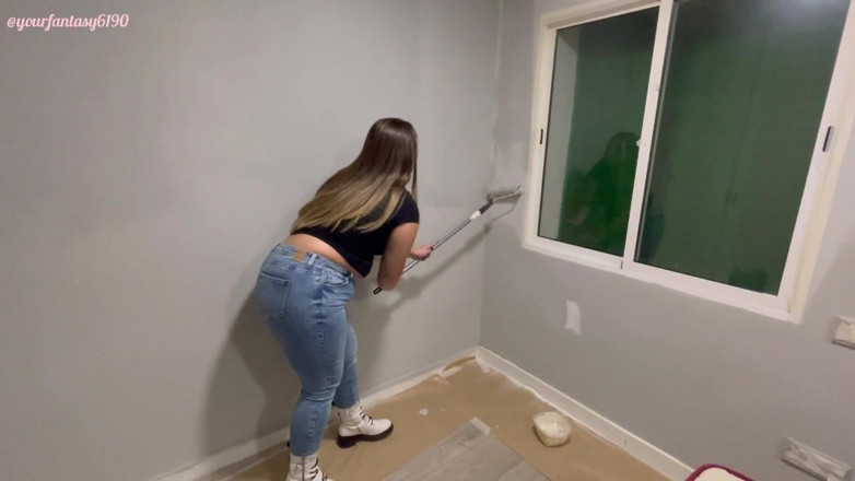Your fantasy studio: Gassy girls is painting your house