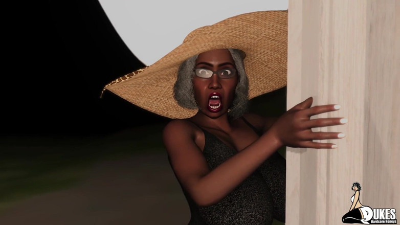 Dukes Hardcore Honeys: Big butt granny catches the Pastor fucking after church