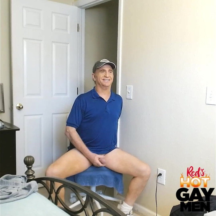 Reds Hot Gay Men: Yalnız kızıl saçlı büyük yarak vuruşu