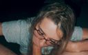 Samantha Flair Official: POV-bril pijpbeurt in het donker