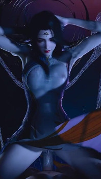 Dewi impian godaan Scarlet - hentai animasi 3D