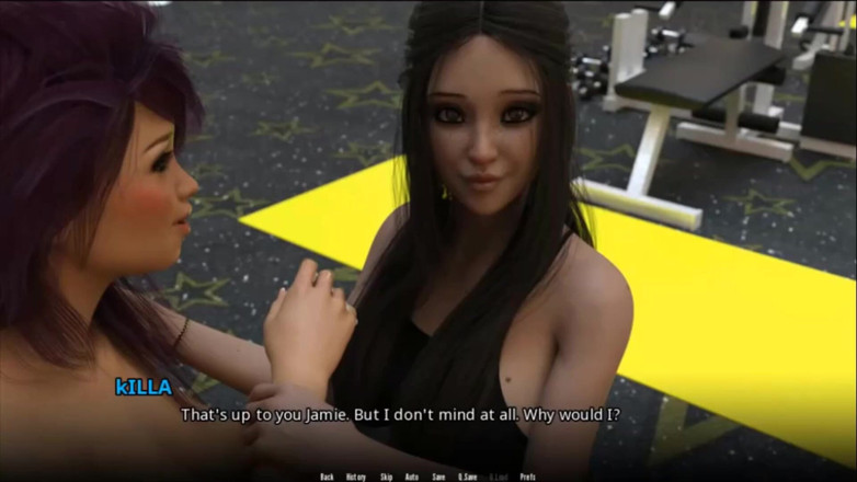 Visual Novels: WVM yıldızlar üniversite bölüm 127 - fitness salonunda oral seks