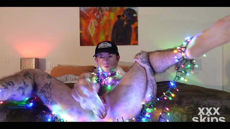 Xxx skips: Bebê alegre de natal