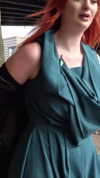 German Scout - Redhead Ginger Zara Durose with Big Tits and Fire Bush Pick up for Casting Fuck