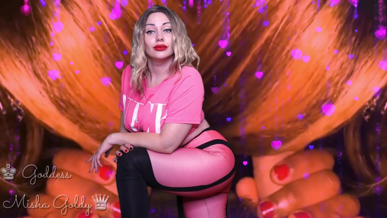 Goddess Misha Goldy: Ik heb je al in een mietje veranderd! Nu ga...