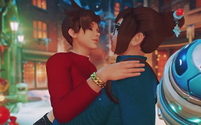 Velvixian 3D: Mei và Tracer hôn nhau dễ thương