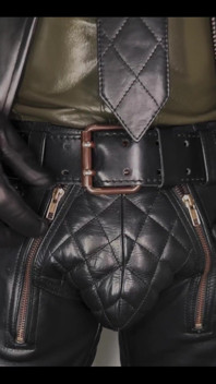 Into the full leather look?