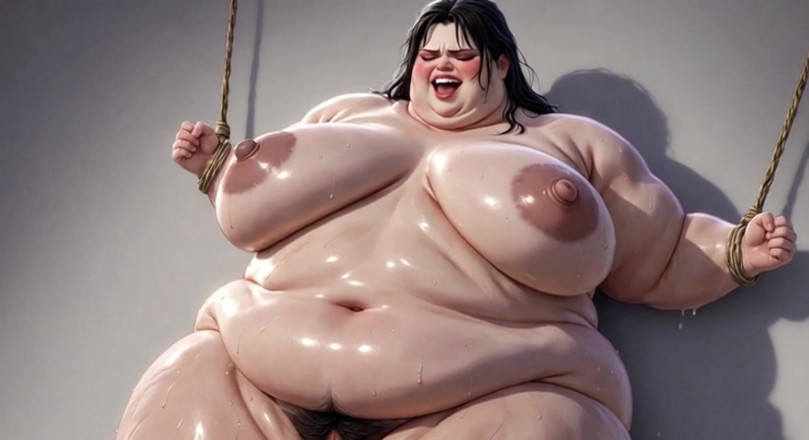 YOUR BEST FANTASY: Obese SSBBW Bound Tight - Extremely Aroused &amp; Begging for Cock