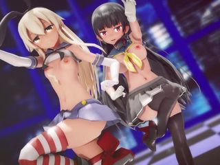 Mmd anime girls: Mmd R-18 Anime Girls Sexy Dancing Clip 291