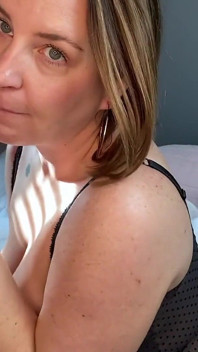 Step Mom Takes Massive Facial From Step Son's Bully, Cock Worship in Front of Step Son