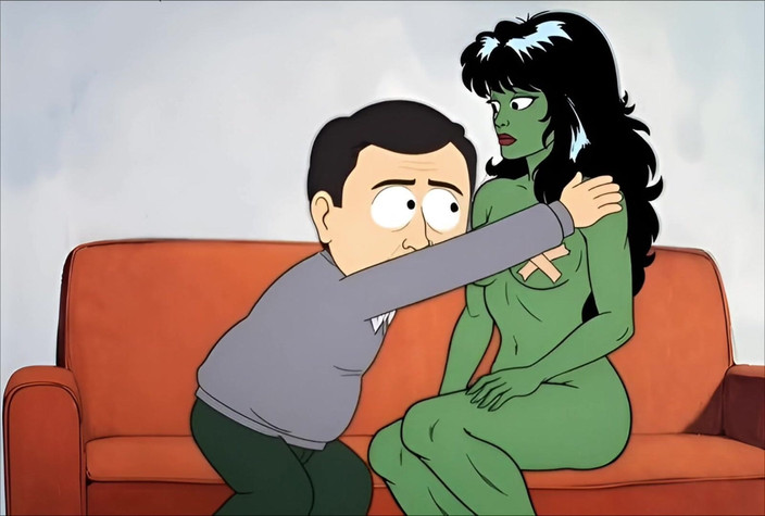 Octopussy Lovers Club: Cewek Nakal She-hulk Dientot Di Kencan Pertama Kartun