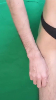 Black Thong Try on