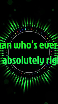 I Wouldn’t Touch You if You Were the Last Man on Earth.