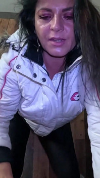 Double downjacket fetisch - sexy tanz, soft touch & masturbation 325