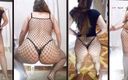 Mirelladelicia striptease: Strip-tease, robe et culotte noires, body