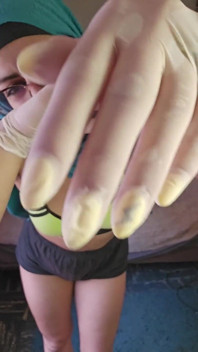 Smelling Everything with Sweaty Stepmommy and Wet Gloves Mia Niqab