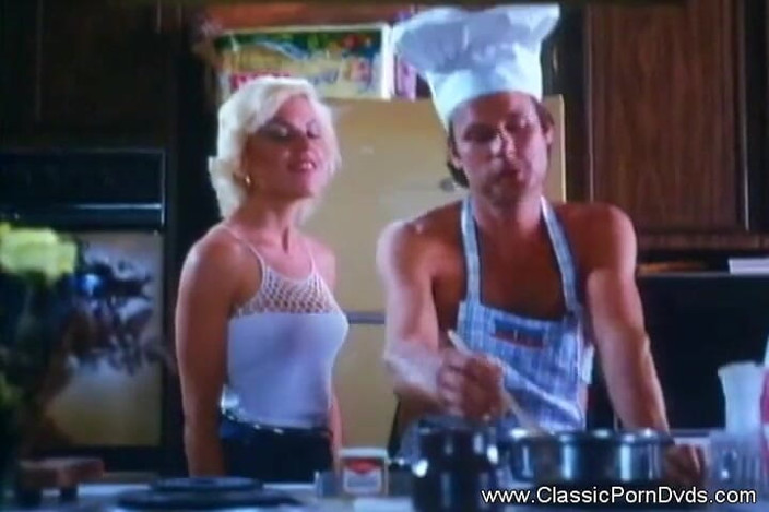 Classic Porn DVDs: Hot waitresses fucking the chef