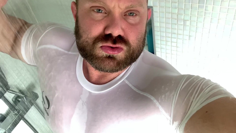 Jack stacked: Masturbarse en Lycra con cum cuenta regresiva
