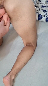 Double Penetration of a Tiny Teen's Pussy Beautiful Ass