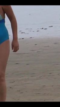 I Couldn't Say No To Any Longer and on the Beach I Was Fucked by My Stepson, He Came Inside Me