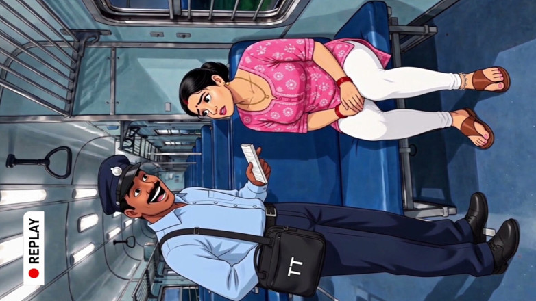 Aipornhub: Part 2 No Ticket in the Train - Desi Wife's Sex with...