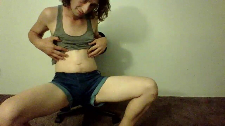 LilTaste: Calcinha vermelha e shorts Jean Booty