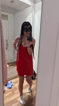 Camera in a Fitting Room! Nice Brunette Tries on Underwear!