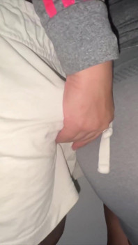 Unknown Woman Touches a Stranger's Dick