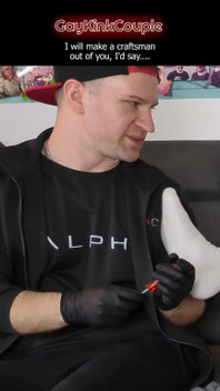 Stuffing His Ass with Several Tools