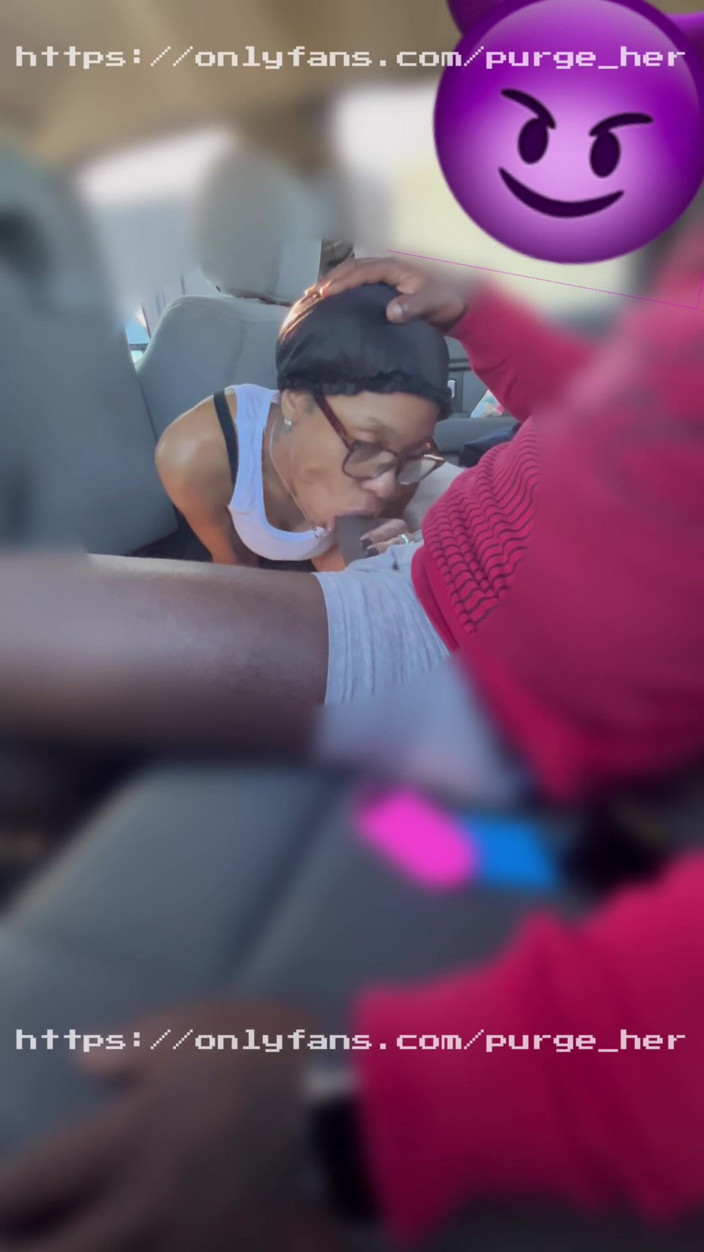 Purge_her: Pretty Four Eyed Girl Gets Cum in Her Mouth