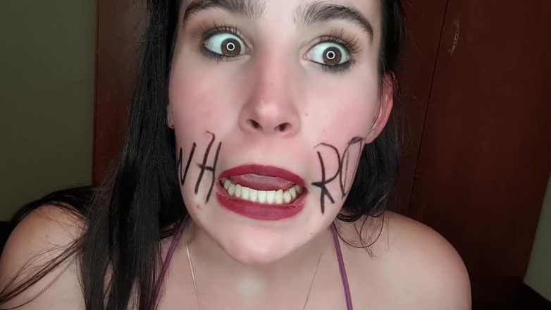 domslutfucker: Dirty Talking Piss Whore Eats Piss Covered Fruit, Degrading Body...