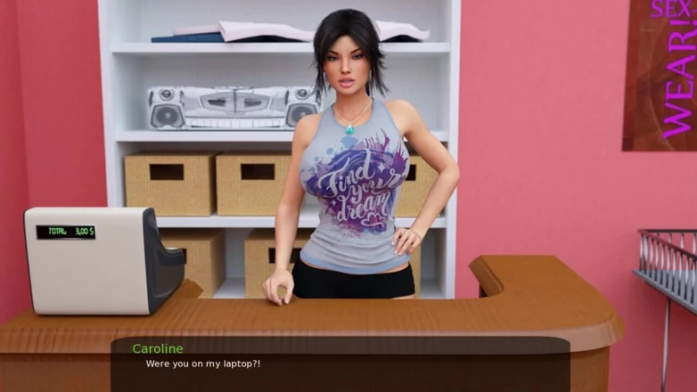 LoveSkySan69Real: Milfy City [v0.6e] Part 107 Caroline Deal - What's up!? by Loveskysan69