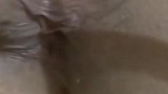 58 Year Old Latina Shows Her Hairy Pussy in Close up, Wide Open After Fucking