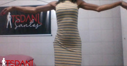 Tsdanisantos1: Sexig och förförisk Daniela Santos dansar och sedan har en...