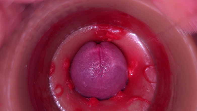Creme sperm: Cámara en la vagina, cervix en primer plano, preñada 4k