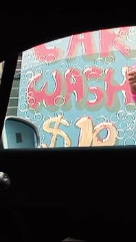 Brunette with Big Boobs Gets Fucked Inside a Car at the Car Wash