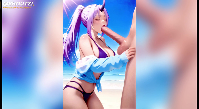 Shoutzi Anime Hentai3D Uncensored: Shion с того времени я перевоплотился как слизь, делает идеальную глубокую глотку с вашим длинным пенисом и глотает всю твою сперму