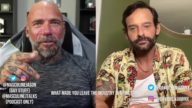 Raw and Uncensored with Masculine Jason: Porn Star Confessions - David Benjamin (episode 104)