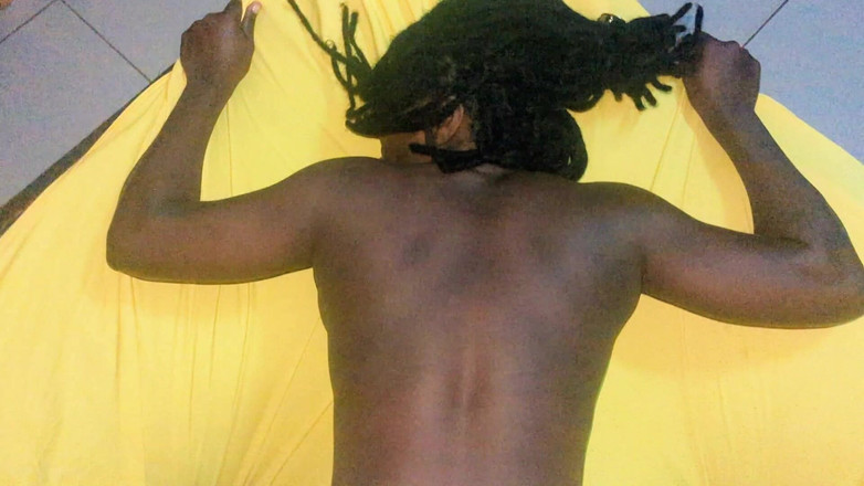 Jack Rick: かわいいぽっちゃり系ナチュラルエボニーゲット騎乗位リバース