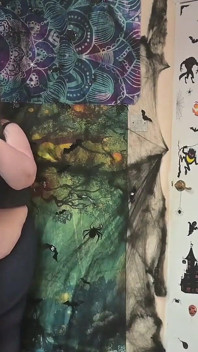 SSBBW 옷 운반 Haloween