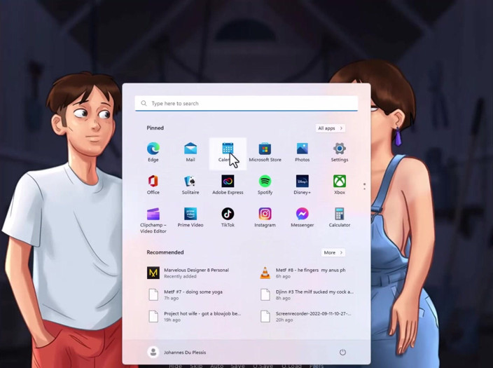 Johannes Gaming: Summertime Saga - Jenny memberikan saya handjob pada stream langsung.