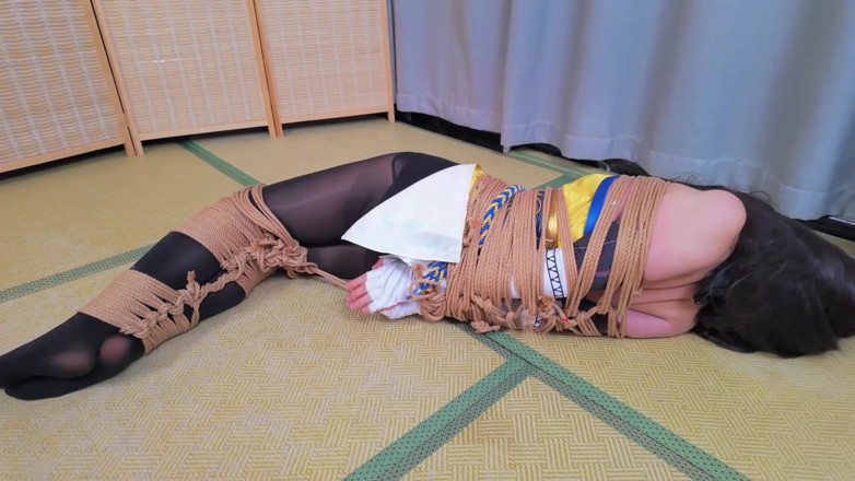 Aisan girl bondage: Xr18- Perhambaan Cosplay