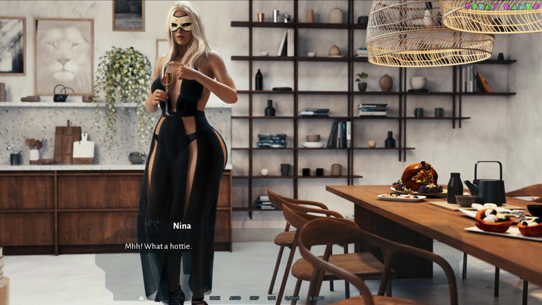 Porny Games: Seduzione cibernetica di 1thousand - sexy riceve un alla festa 27