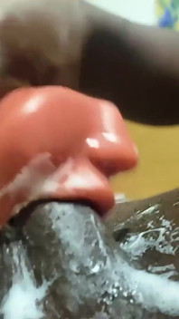 BBC Homemade Toy Throat Creamy Fuck