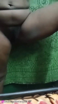 Curvy Tamil Desi Slutwife's Big Ass, Boobs & Hairy Pussy Strip for Cuck Husband - Indianhotwifex