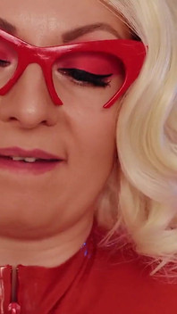 Asmr: Guanti di Vinile Edi(blogger Arya Grander in Costume di Halloween in Lattice Gomma)