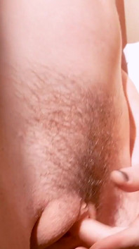 Adorable Brunette Fingers Her Squelching Hairy Pussy on the Floor