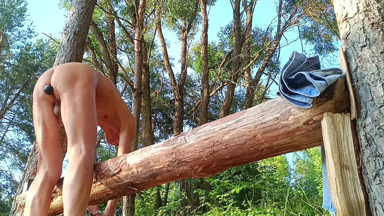 Ole63: I Took an Anal Toy to Nature.