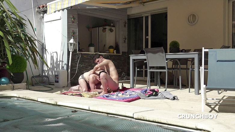 Hot guys from France: Venku s Jimy ošukaná Twink 18 yo