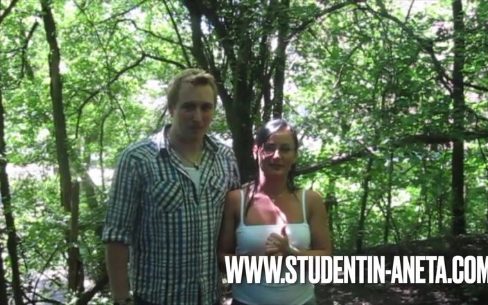 Studentin Aneta: 我が1xアウトドアセックス!!